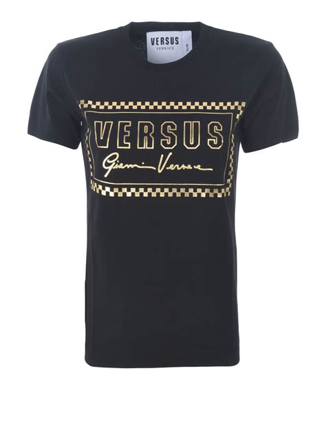 versus versace gianni logo t shirt 